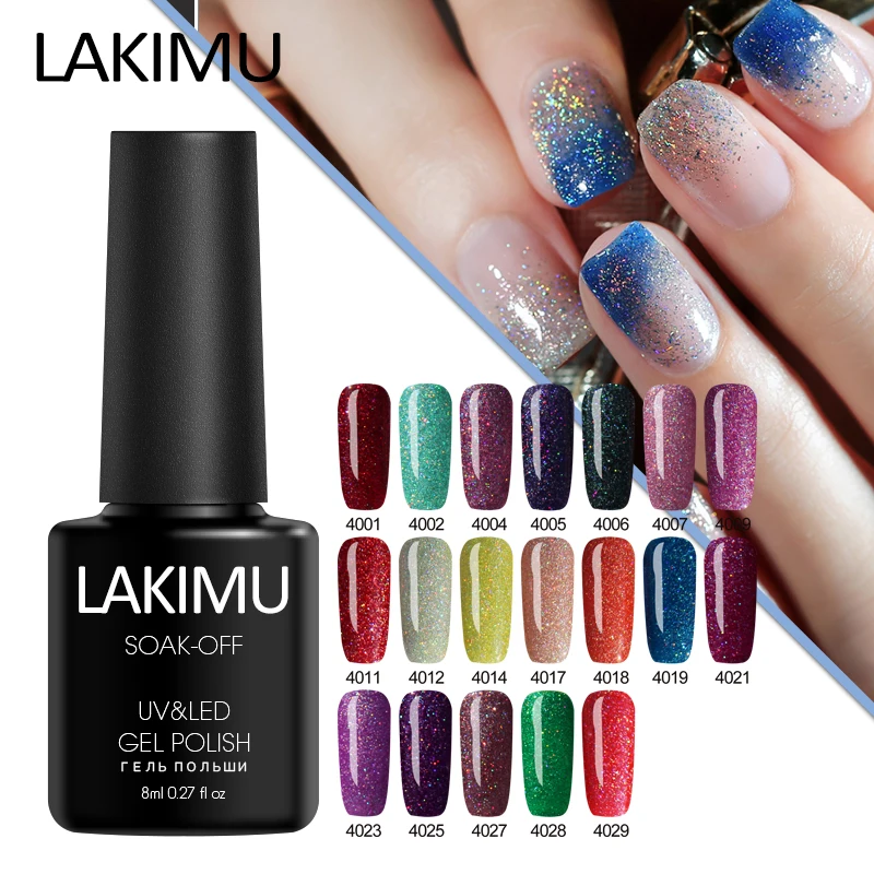 LAKIMU неоновый Гель лак для ногтей 8 мл Полупостоянный отмачиваемый Радужный