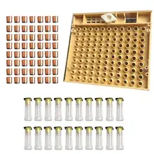 120pcs Bee Cell Cups Queen Rearing System Beekeeping Tool Cultivating Box Bee Cell Platform Shield Beekeeping Equipment