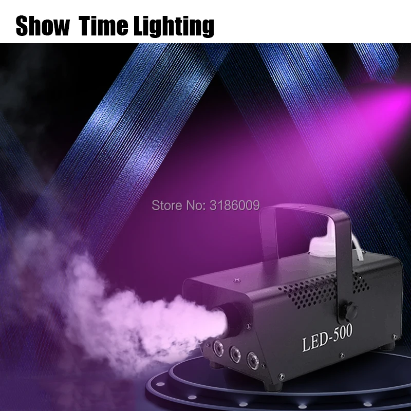 Fast delivery 400W fog machine line/remote control smoke machine RGB led disco DJ party make fog home entertain