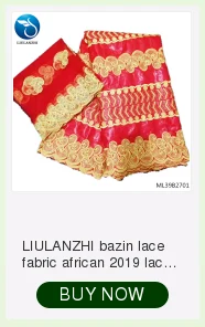 LIULANZHI Базен ткань черный riche getzner хлопок для свадебного платья с 2 ярдами Сетка кружевная ткань последние продукты ML47B05