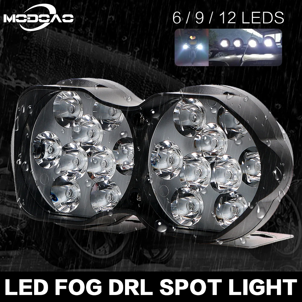 

Car LED Work Headlight 30W 3000LM Motorcycle Led Light Super Bright Fog DRL Spot Light 6/9/18 LEDS Working Light