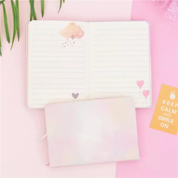 1 Набор Подарочный ученический блокнот Kawaii Pink Dream cloud/Sunny day journey секретный