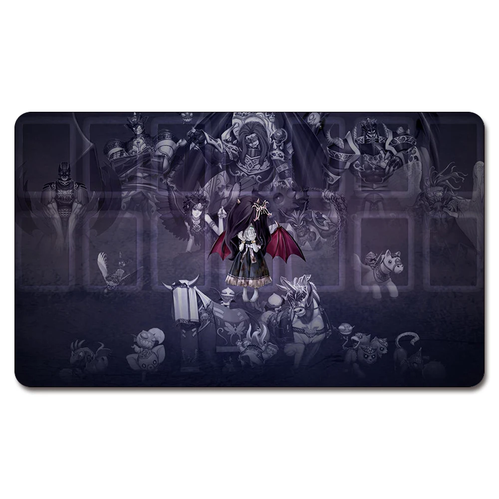 

YGO Panther and Wolf Playmat Board Games Yu-Gi-Oh Custom Mouse Pad with Playmat Storage Bag