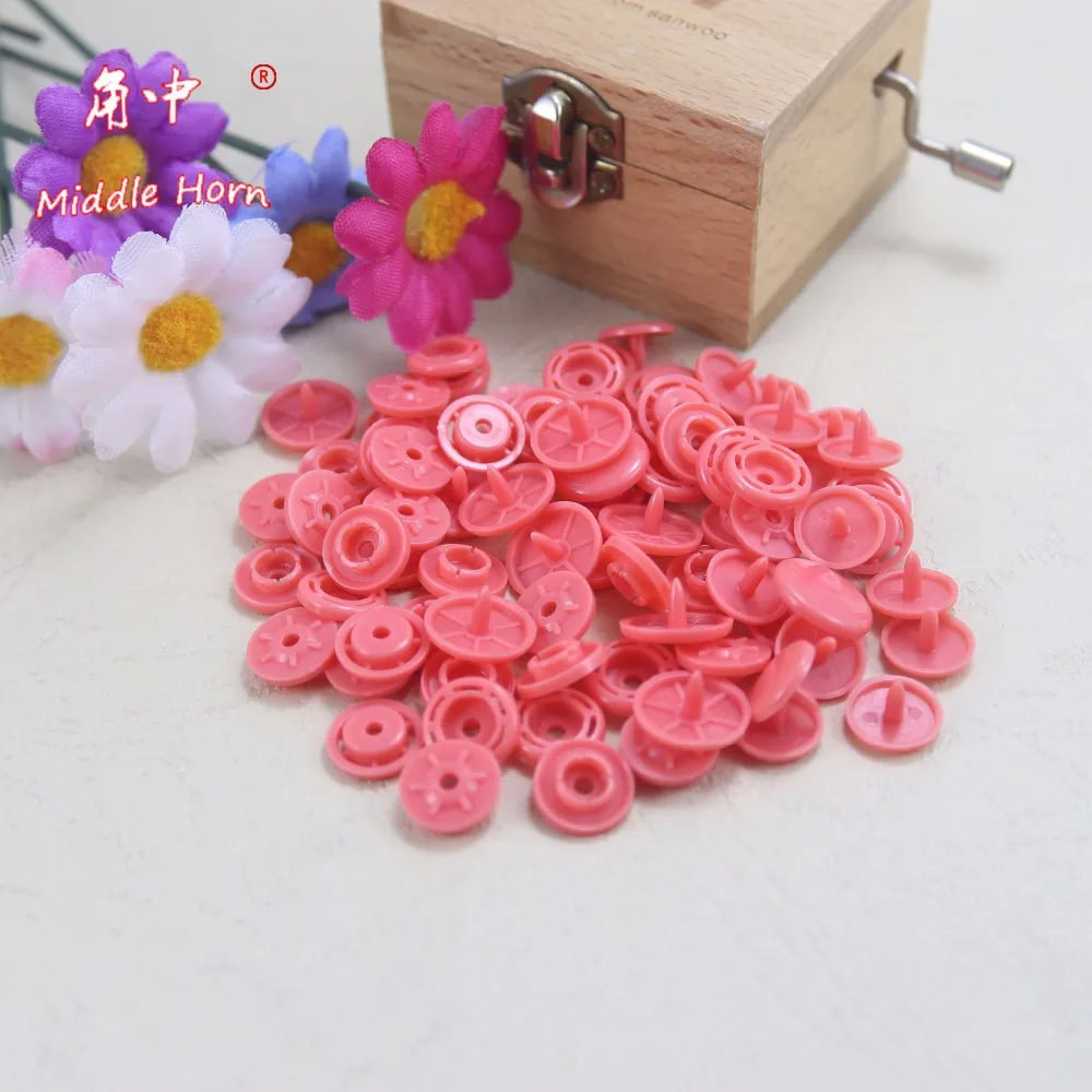100sets /lot clothing accessories sold T3 T8 baby snap buttons plastic