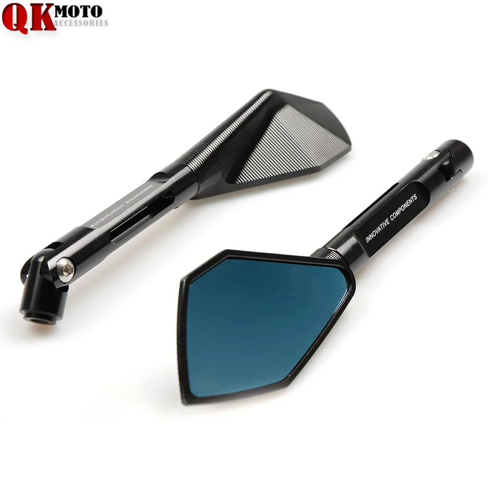 Motorcycle Mirrors motorbike CNC Rearview side Mirror Aluminum For