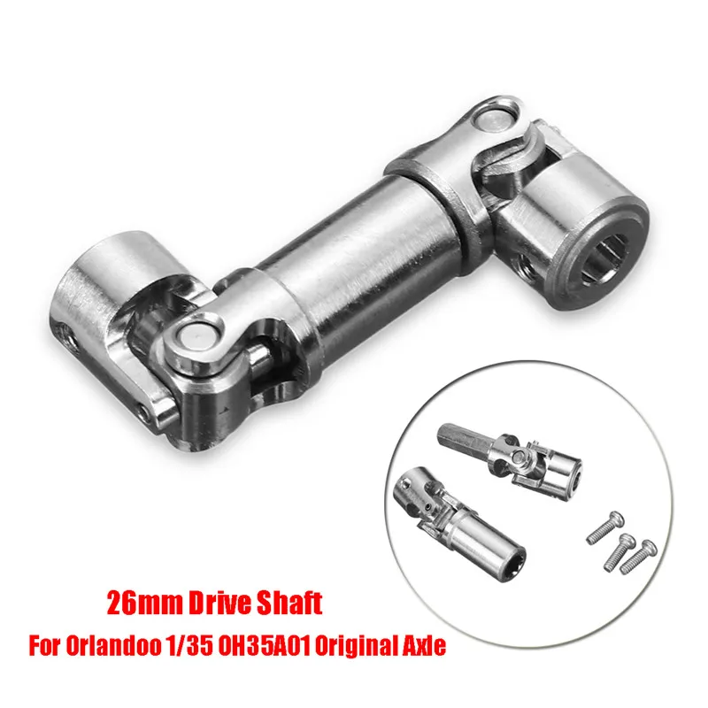 

Aluminum Metal RC Car Accessory 26mm Drive Shaft for Orlandoo 1/35 OH35A01 Remote Control Car Part