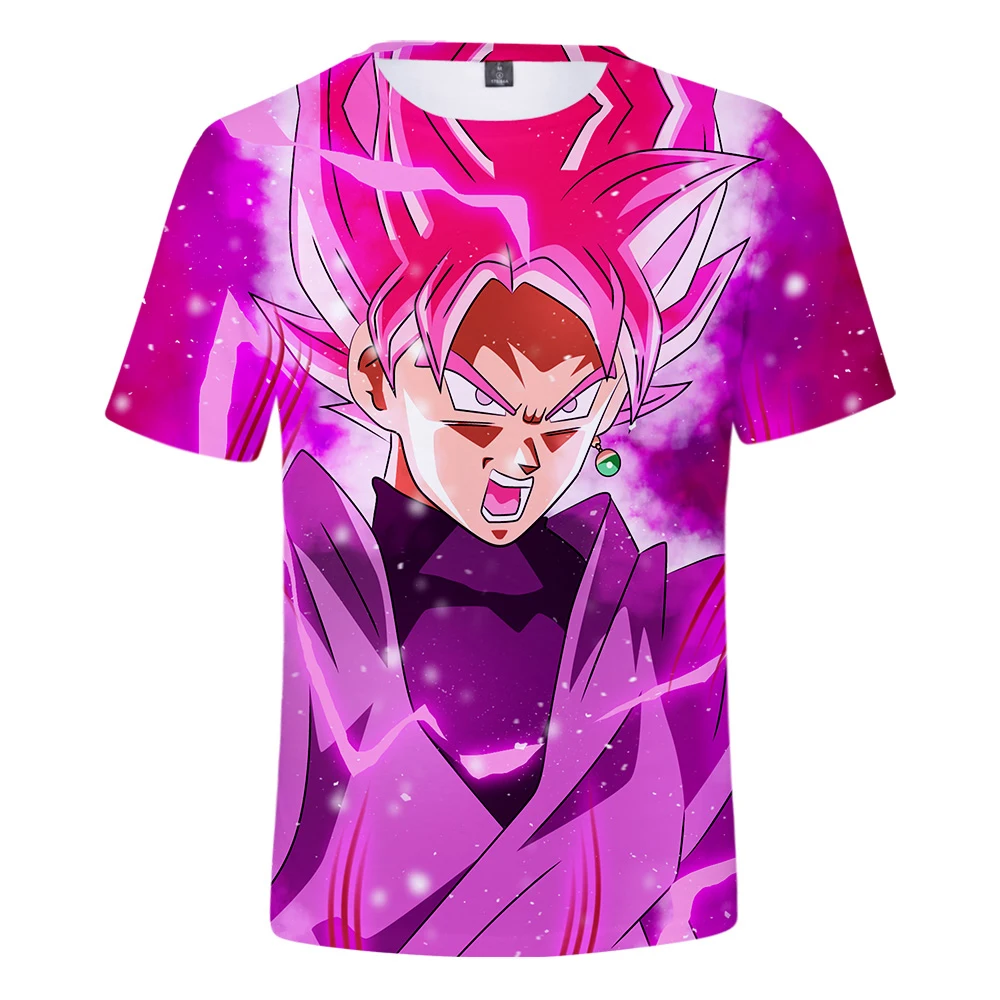 T Shirt Men/women Funny 3D Print Short Sleeve Dragon Ball Tops T-shirts Summer Hot Sale New Fashion Casual Streetwear Clothes | Мужская