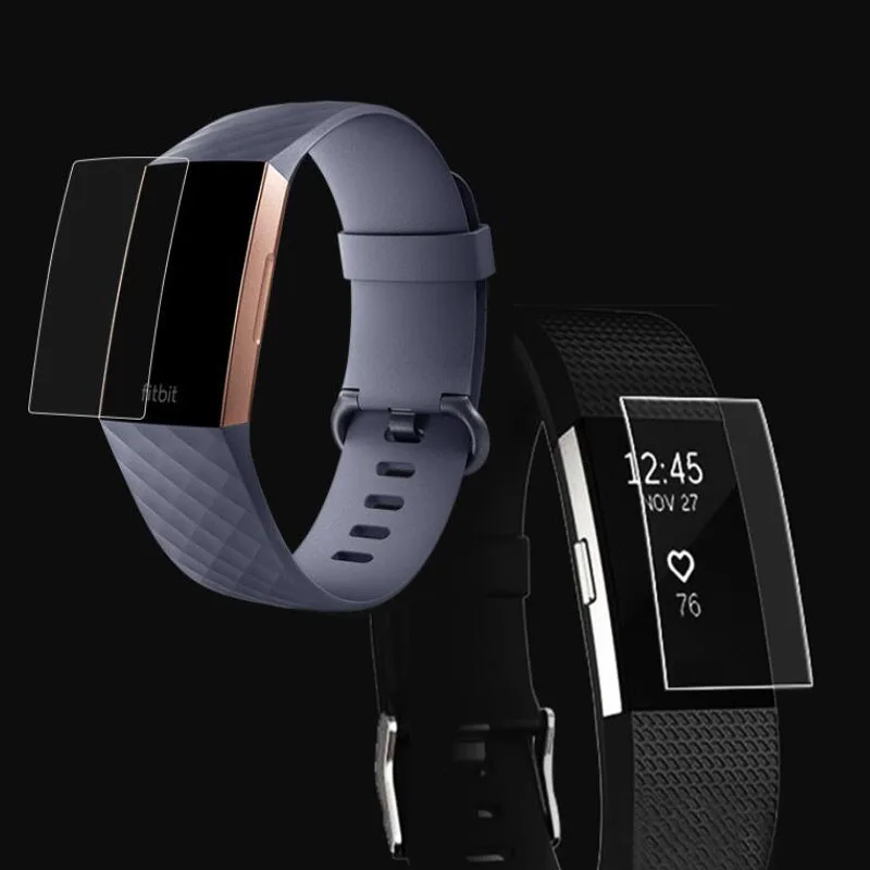 

5pcs Anti-scratch Ultra Clear Protective Film Guard For Fitbit Charge 2/3 Charge3 Charge2 Wristband Full Screen Protector Cover
