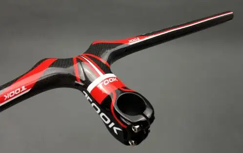 Горный горный велосипед глянцевый 3K полностью углеродный руль MTB для велосипеда