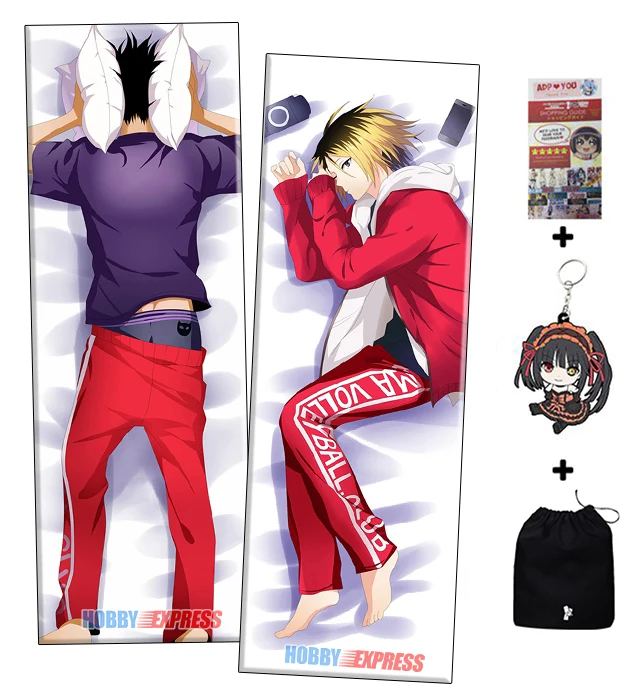 Hobby Express KurooKen Nekoma Haikyuu Dakimakura японская обнимающая наволочка для тела ADP75035