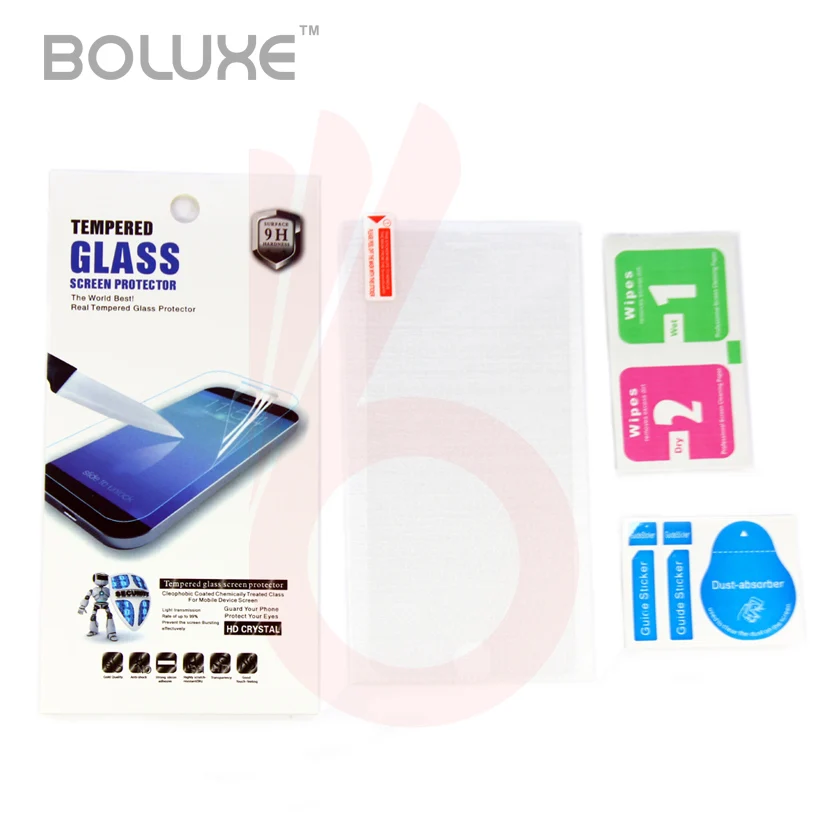 

100pcs/Lot BOLUXE Anti-blast Screen Protector Tempered Glass for iPhone 7 7plus 6 6s 5 4 Protective film with retail bag