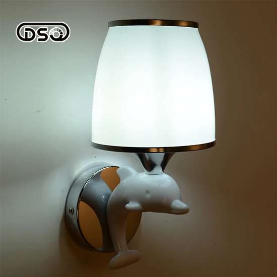 

Modern Brief Dolphin Wall Lamp Aisle Bedroom Restaurant Decoration