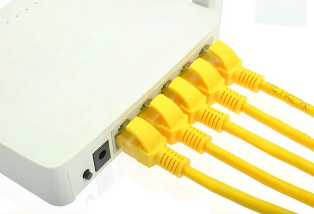 1.5M Yellow External  Network Ethernet Cable CAT5e 100% Copper RJ45  (9)
