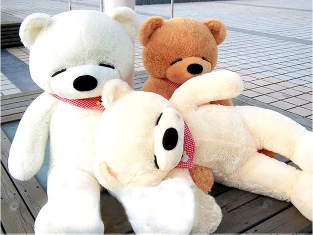 Peluches grandes de ojos cerrados de oso, productos semiterminados, muñeca de piel de oso, regalo de Navidad y cumpleaños, 60cm, 100, 2m, 2,3 m, venta al por mayor Peluches grandes de ojos cerrados de oso, productos semiterminados, muñeca de piel de oso, regalo de Navidad y cumpleaños, 60cm, 100, 2m, 2,3 m, venta al por mayor
