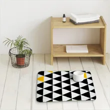 Скандинавский стиль простой ковер/кухонный Коврик для прихожей Противоскользящий Балконный коврик для ванной комнаты/коврик для гардероба