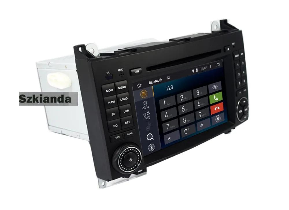 Best 7 inch HD Android 7.1 Car DVD Player for Mercedes-benz B200 W169 A160 Viano Vito GPS NAVI RADIO BT built-in 4G wifi dvr Free map 9