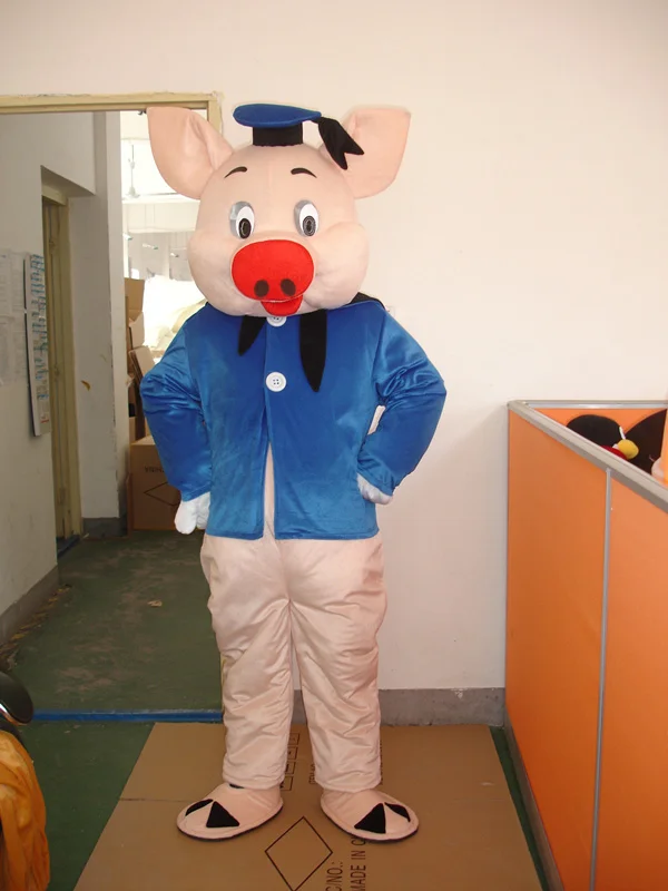 New Pig Cartoon Character Costume Cosplay Mascot Custom Products Custom-made(s.m.l.xl.xxl) Free Shipping