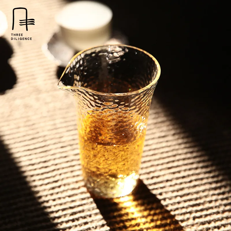 High Borosilicate Glass Beer Bottles Japanese Handmade Fair Serving