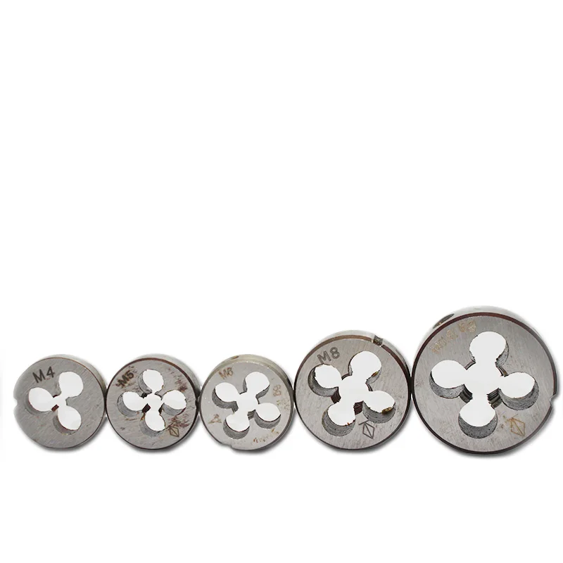 9pc Thread Die M2 M3 M4 M5 M6 M7 M8 M9 M10 Mini Metric Round Thread Die