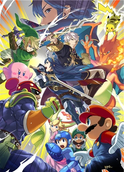 super smash bros 3ds 1080p wallpapers