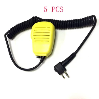

5XFrosted Shell Waterproof IP54 Mono Jack PTT MIC For Motorola Radio for GP88 GP300 GP308 CLS1450 CP040 GP200 cb two way radio