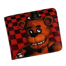 Аниме мультяшная застежка с открытым, лентами и кошелек Five Nights At Freddy's» «пять ночей у Фредди» кошельки для молодых