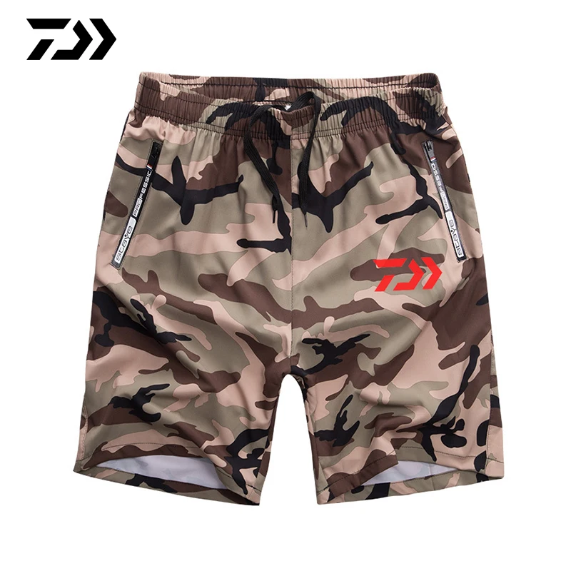 Daiwa Одежда Лето Плюс Размер рыболовные шорты спортивная одежда быстросохнущая бег фитнес дышащая уличная Рыбалка пляжная одежда шорты