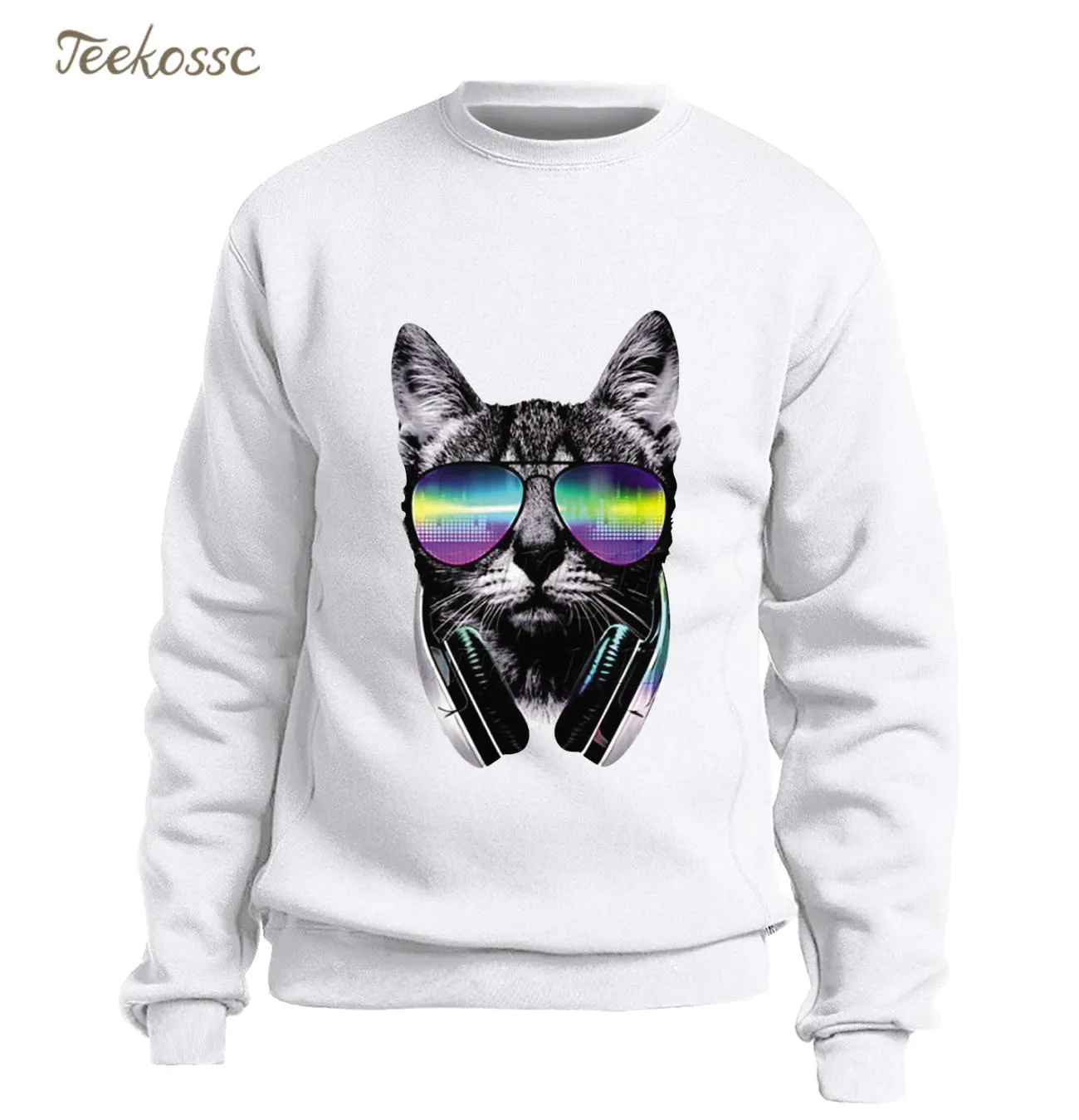 Толстовка DJ Cat мужская с капюшоном худи в стиле панк рок музыка кофта K POP теплая