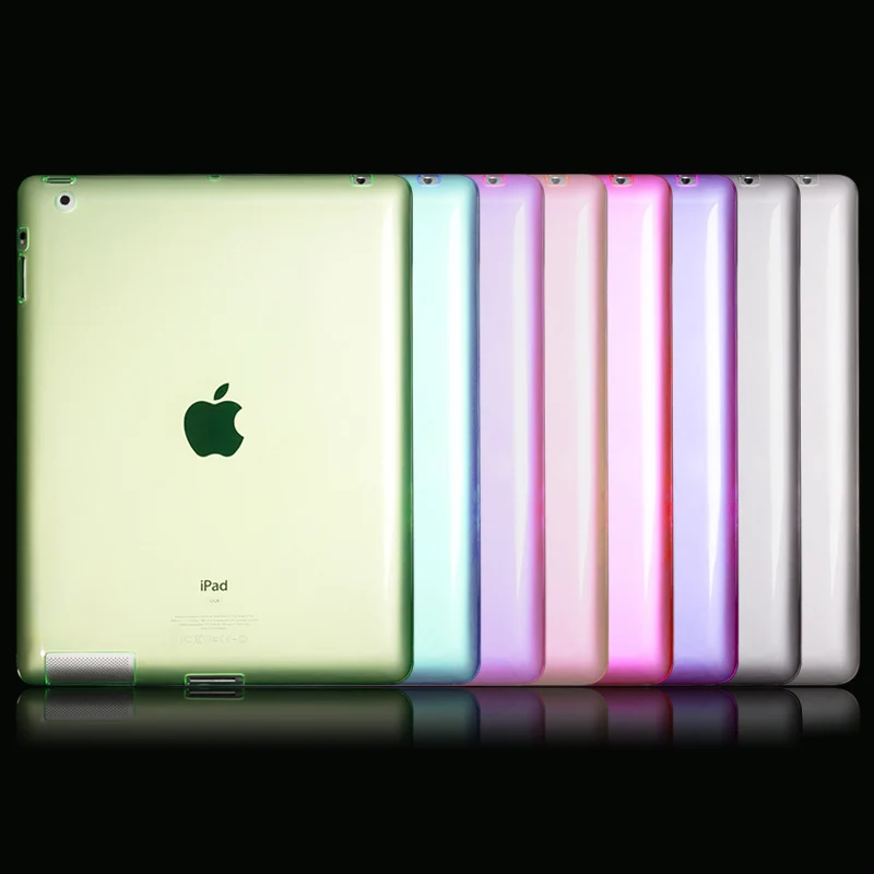 Чехол для iPad Air1, Air2, TPU мягкий чехол кристально прозрачный ультра тонкий чехол для планшета чехол