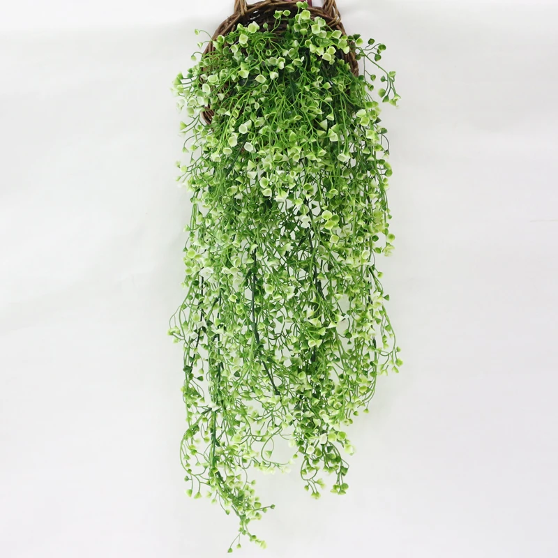 JAROWN Artificial Plastic Plants Decor Fake Vine Flowers For Home Garden Decorations Room Office Wall Hanging Rattan JAROWN Artificial Plastic Plants Decor Fake Vine Flowers For Home Garden Decorations Room Office Wall Hanging Rattan