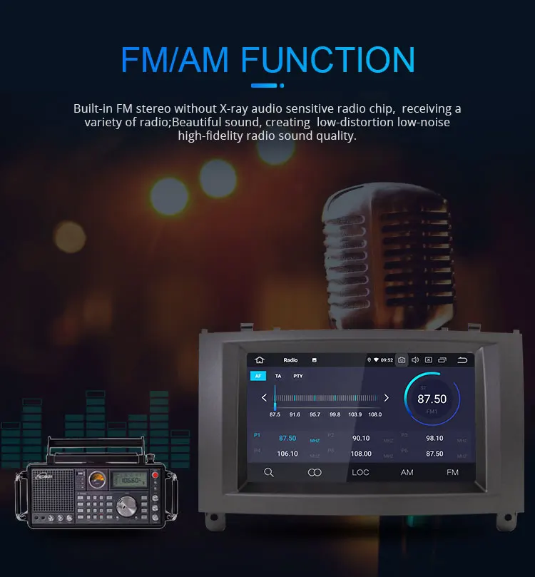Cheap LJHANG IPS Android 9.0 Car DVD Player For Peugeot 407 2004-2010 GPS Navi Multimedia Autoaudio Stereo Car Radio Bluetooth WIFI BT 8