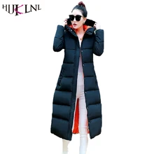 HIJKLNL 2017 Coat Parkas font b Women b font Winter Jackets Winter Long Jacket font b