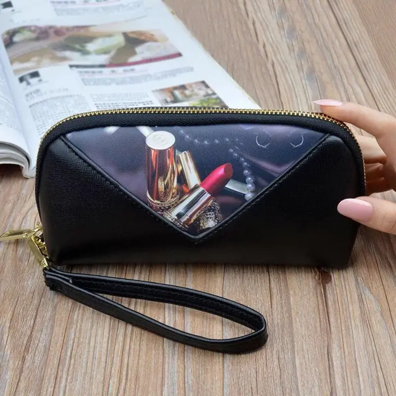 

New Fashion Women Cartoon Wallets Long Wallet Day Clutch New Fashion Women's Purse Female Purse Clutch Card Holder