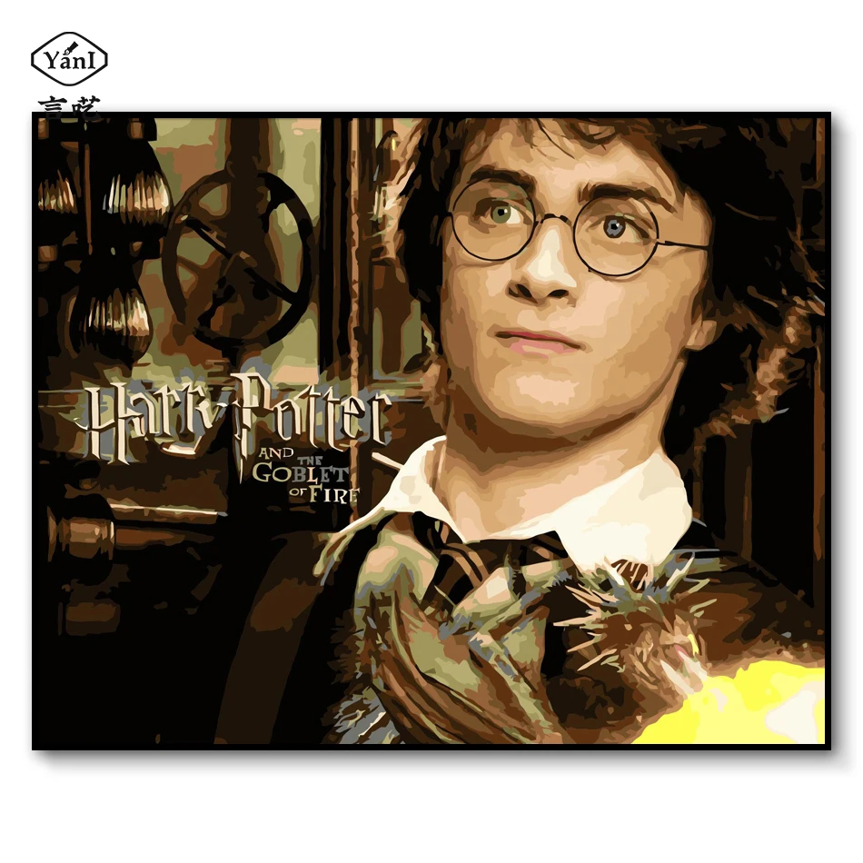 

Harry Potter Oil Painting by Numbers Picture Hermione Painting By Numbers DIY Oil Painting On Canvas Movies Home Decoration