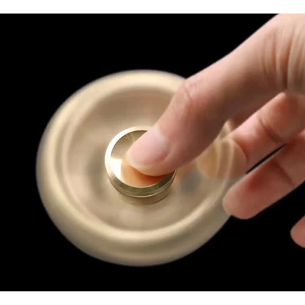 Fidget Spinner Brass Metal EDC Finger Spinner Anti Stress Hand Spinner For Autism ADHD Toys Gift Spinning Top Fidget Toys (8)