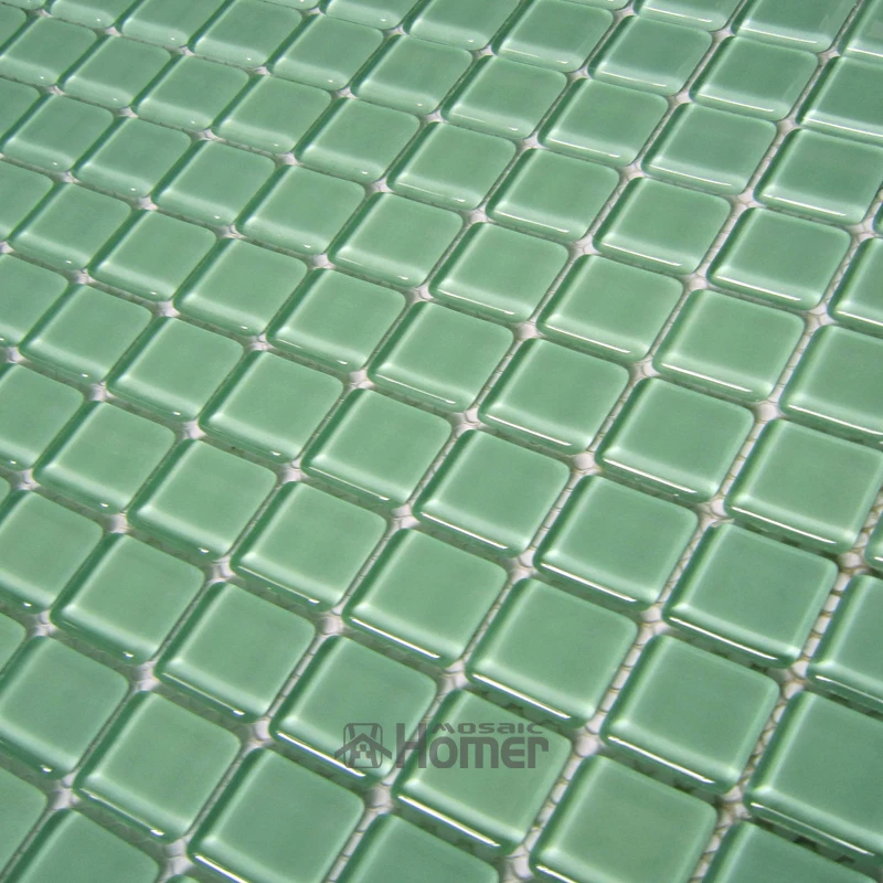 express shipping free cheap light blue green glass tiles swimming green glass mosaic tile sheets