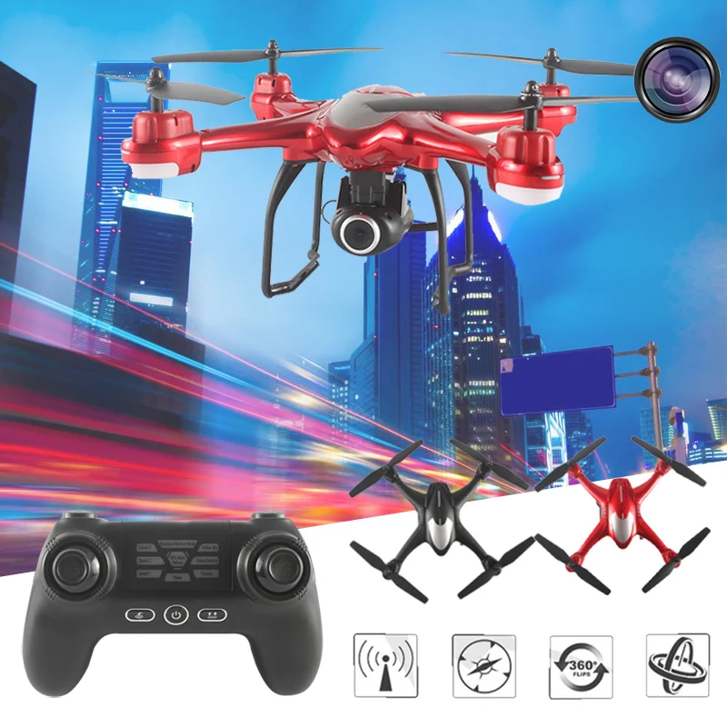 

SJ S30W720P-D Quadcopter 2.0MP Camera 4 Channel 6-Axis Gyro 2.4GHz GPS FPV UAV WiFi Wireless APP Remote Automatic Return Drone