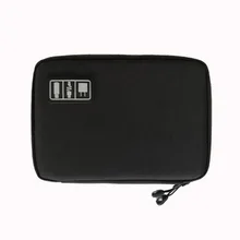 Через dhl или ems 50 шт. портативная дорожная USB сумка для проводов нейлоновая Зарядка для телефона чехол для электронных аксессуаров сумка с жестким диском