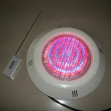 Поверхность подвесная 1 шт. светодиодная RGB цветная подводная лампа ABS Светодиодная лампа для бассейна 15 Вт с дистанционным водонепроницаемым без утечки воды
