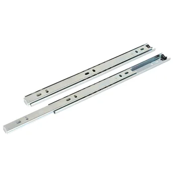 

Uxcell 2Pcs Metal 290 x 26 x 9mm Full Extended 50cm Mount Hole 11 x 7mm 2 Sections Ball Bearing Silent Drawer Slide for Tool Box