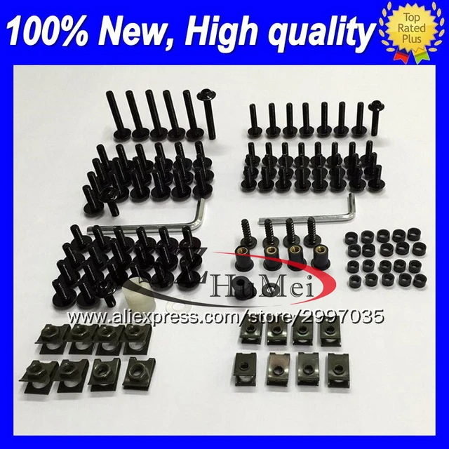 Complete Screws and Fasteners kit TL1000 Bolts 98 99 00 01 02 03 Suzuki TL1000R 1998-2003 Motorcycle Fairing Bolt Kit