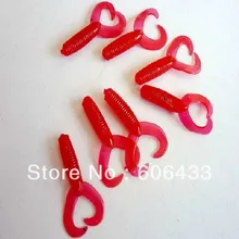 50 шт. белая мягкая капучиновая приманка с изображением личинок, силиконовая рыболовная приманка-червь 3,5 см