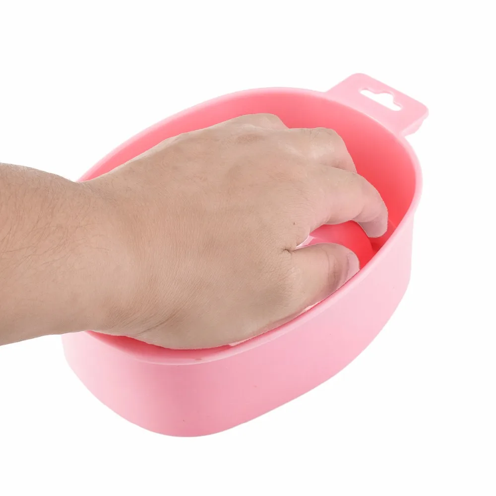 10 шт. Дизайн ногтей ручная стирка Remover замочить чаша DIY Salon Nail Spa Для ванной Лечение