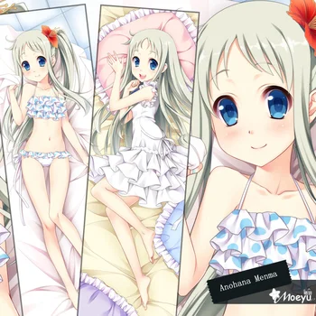 

Anime Anohana: The Flower We Saw That Day Menma Hugging Body Pillow Case Cover Long Adult Loli Pillowcase 35*55/160*50cm