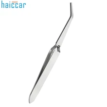 1 шт. Изогнутый пинцет с поперечным замком, самозакрывающийся Пинцет для рукоделия, ювелирный инструмент для хобби, Новое поступление H30427