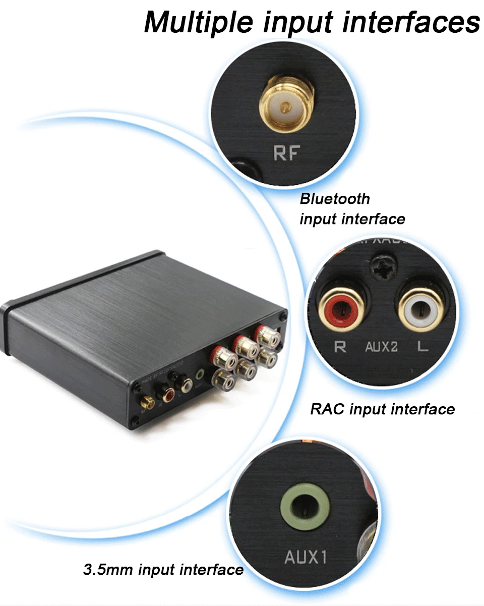 TPA3116d2 Bluetooth цифровой усилитель мощности аудио Плата 2,1 FX аудио XL-2.1BL сабвуфер динамик усилитель 50Wx2+ 100 Вт мини-усилитель