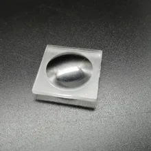 Мощный светодиодный Квадратный оптический объектив 18 мм с двойной выпуклой линзой 1 Вт 3 Вт 5 Вт пластиковый светодиодный объектив