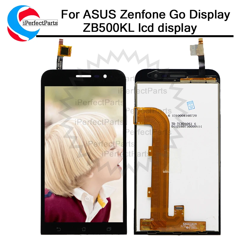 100% протестированный 1280x720 для ASUS Zenfone GO ZB500KL X00AD ЖК дисплей с сенсорной панелью
