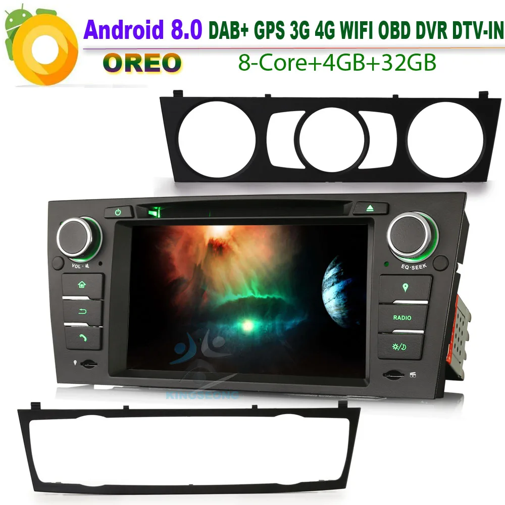 

Android 8.0 Autoradio DAB+ Sat Navi WiFi 4G CD Radio RDS BT DVD USB TPMS SD DVR Car GPS Navigation player for BMW E93 Cabriolet