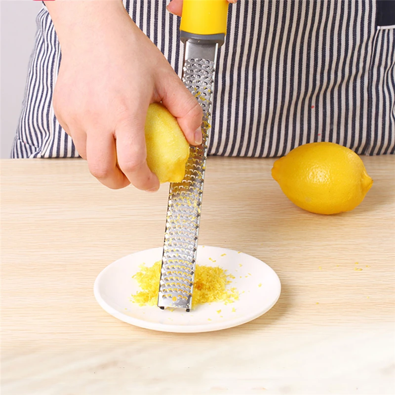 

New Multifunction Stainless Steel Lemon Zester Fruit Peeler Cheese Zester Microplane Grater Fruit Vegetable Tools & Kitchen